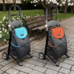Koala shopper trolley in oranje grijs en blauw grijs