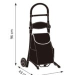 Koala trolley met afmetingen