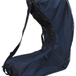 Zwarte mobilex transporttas voor de leopard en gepard rollator