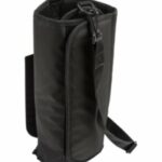 Zwarte zuurstoffleshouder voor op de mobilex rollator