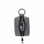 sleutelhanger medicijn tas, gemeleerd grijs