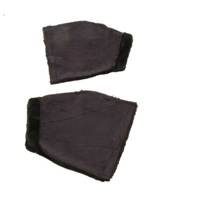 Zwarte handschoenen voor elleboogkrukken