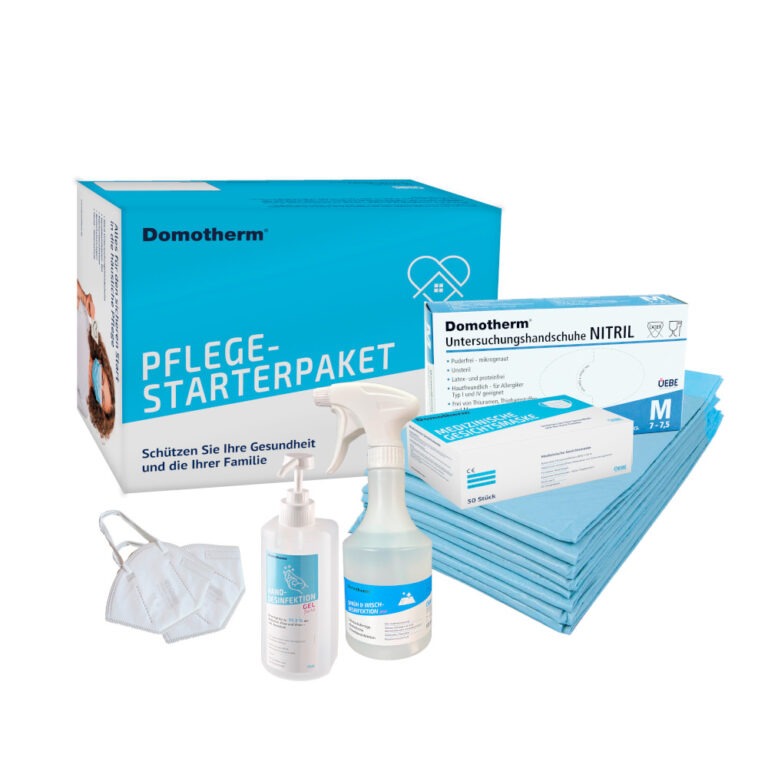 Startpakket verpleegartikelen, mondkapjes,