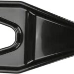 Zwarte kunststof haarwasbak