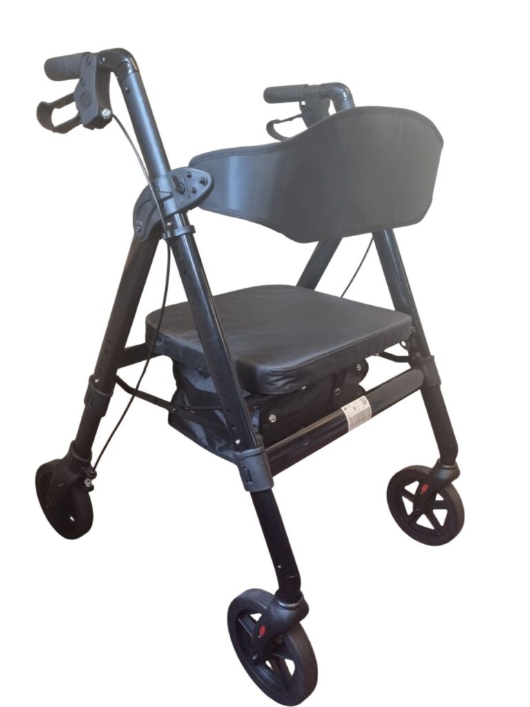 RO55ONY-XXL rollator lichtgewicht kleur zwart