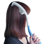 Garcia ergonomische haarkam met extra lange steel