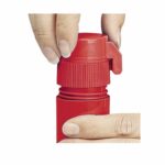 Rode Breker, snijder en pillendoosje