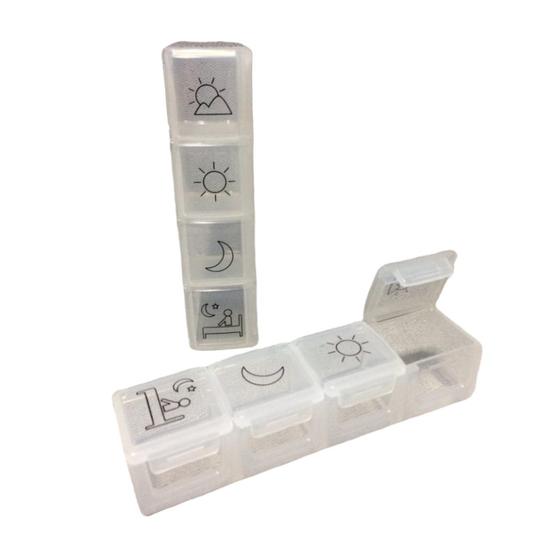 Dagelijkse pillendoos 4 shots