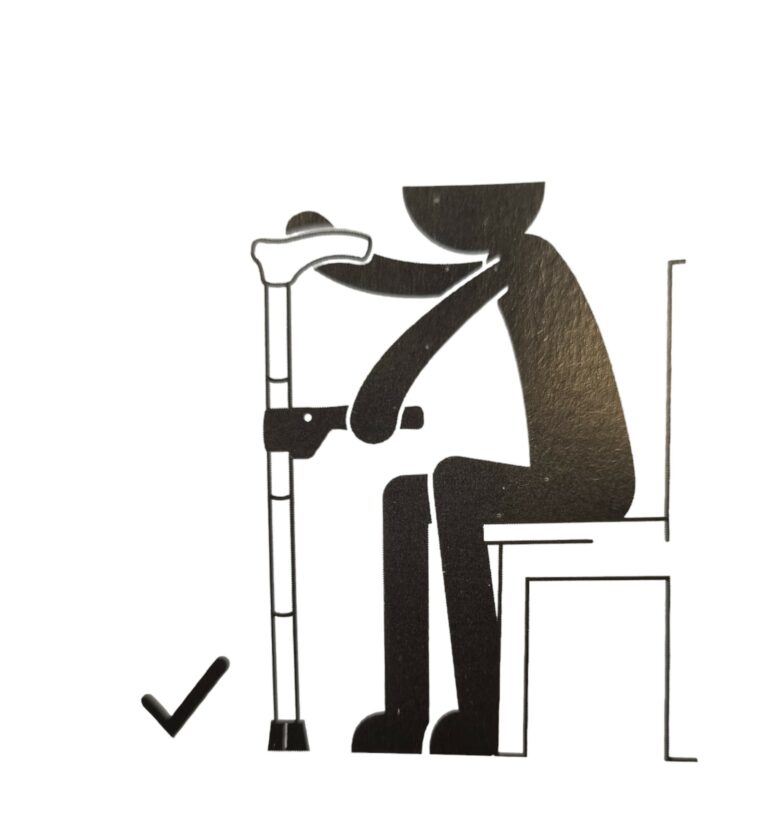 Gebruiksaanwijzing sta-op steun wandelstok