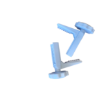 Witte schroeven voor toiletopzet