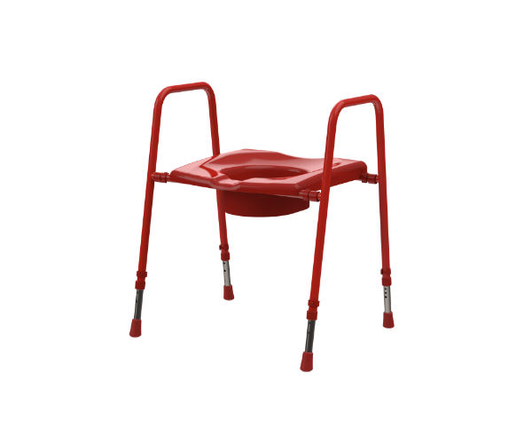 dementie (rood) toilet overzet frame