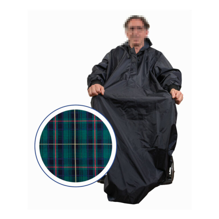 Regenjas poncho gevoerd 25791