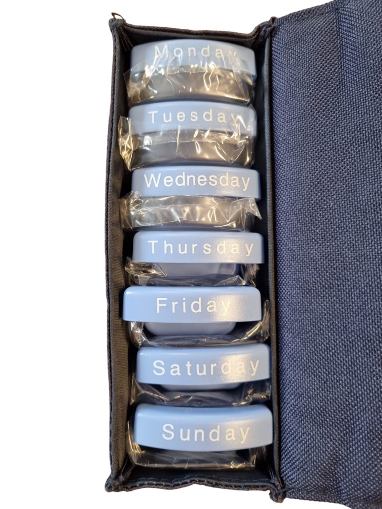 losse pillen doosjes (engelse) tekst