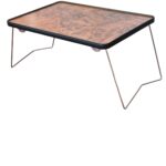 inklapbaar bedleestafel/tray met donkebruin blad