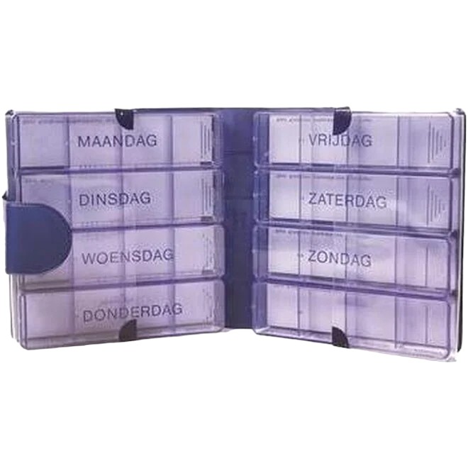 7 daagse medicijn doos plus een dag extra