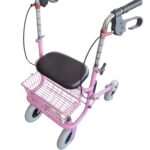 Klein Volwassenen Rollator 37 cm kleur Roze