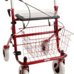 rode rollator eenzijdig geremd rechts