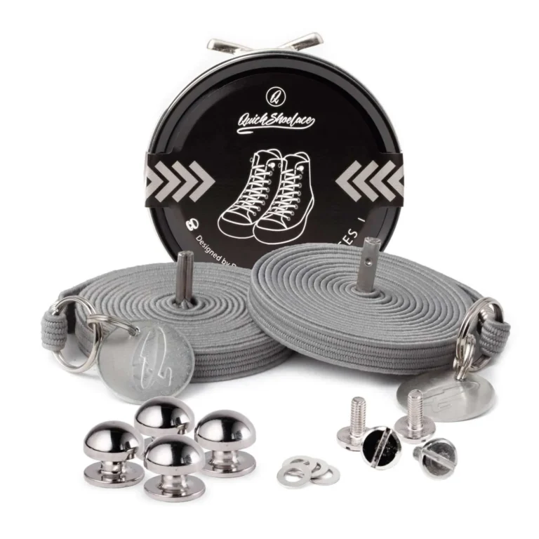 Speed Shoe Laces (veters) elastische veters kleur grijs