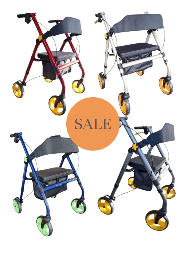 De Premis Bear lichtgewicht rollator aluminium