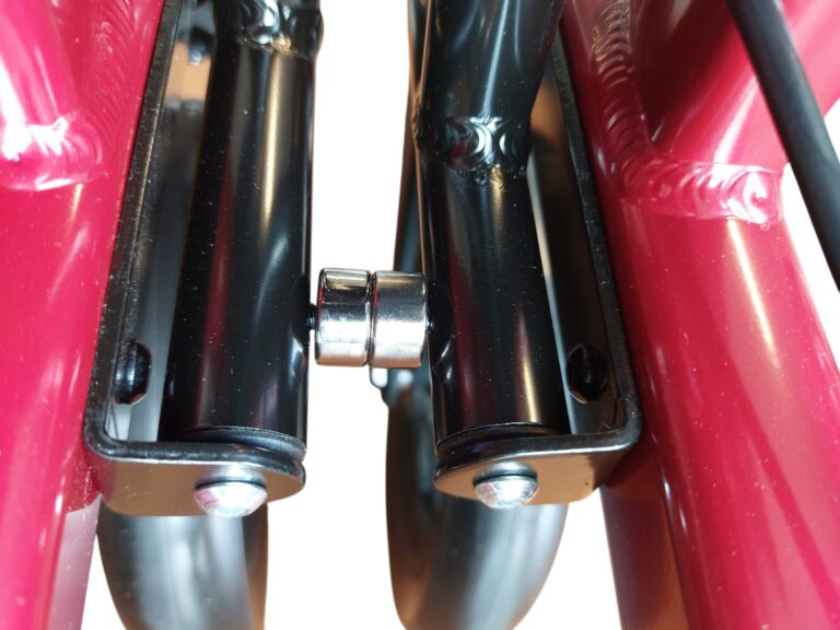 Rollator detail Russka Vital Plus kersrood - softwiel