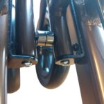 Russka VItal Plus rollator Mokka unieke magneetsluiting