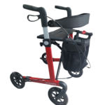 Rode rollator eenzijdig geremd rechts
