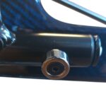 Russka Vital Carbon rollator - detail unieke magneet sluiting