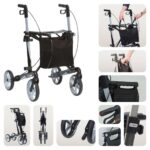 Vital Plus Carbon Rollator Zwart Design
