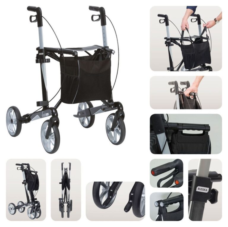 Vital Plus Carbon Rollator Zwart Design