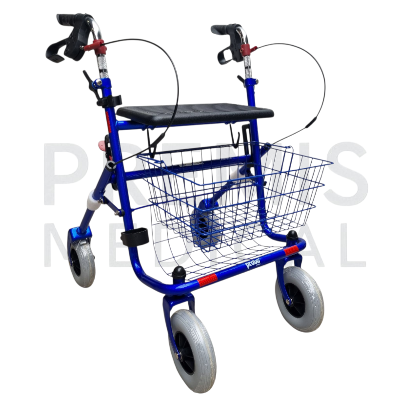 Blauwe premis provo rollator kleur blauw