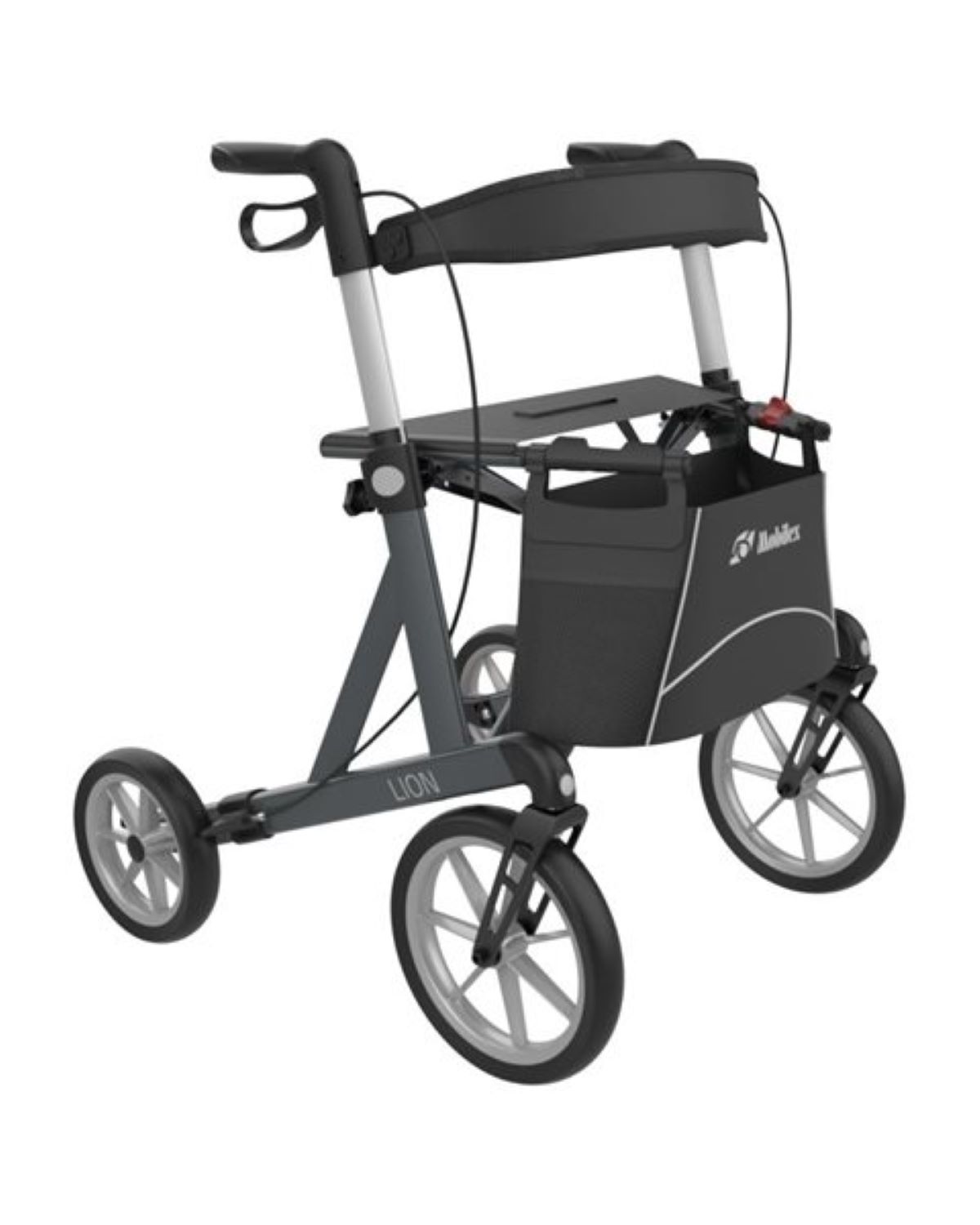 Mobilex design lichtgewicht rollator kleur grijs