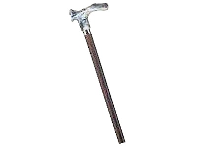 Wandelstok WA40121 met zilver handvat