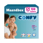 ConfyPremium-Junior Maat 5-_11kg-18kg_-130Luiers-Maandbox