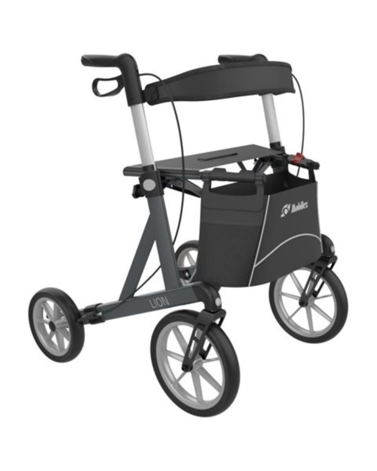 Mobilex lion rollator kleur grijs