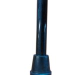 Wandelstok, metallic zwart zware kwaliteit max. 225 kg WA40477ZWR