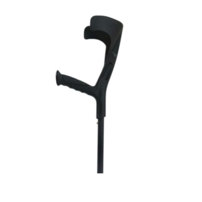 bovenkant zwarte elleboogkruk EL2163pcpzw