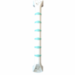 Rechte wandbeugel met groen biezen 40 cm