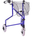 Driewielrollator met mand