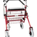 RO4RUGSPEC gemonteerd op een rollator met omgekeerde handvatten