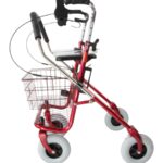 RO4RUGSPEC gemonteerd op een rollator met omgekeerde handvatten