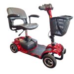 Rode compacte scootmobiel, demontabel