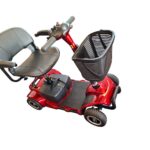 Rode compacte scootmobiel, demontabel