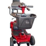 Rode compacte scootmobiel, demontabel