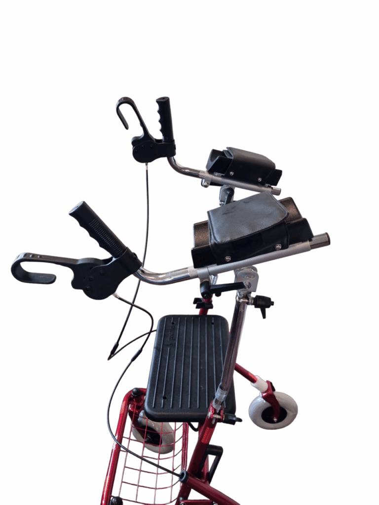 verstelbare onderarmschalen in 3 standen te verstellen