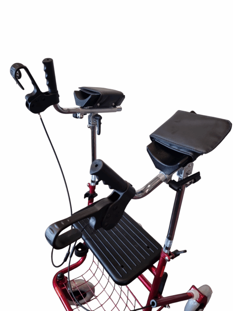 erstelbare onderarmschalen in 3 standen te verstellen