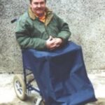 Regenponcho voor rolstoel