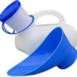 unisex urinaal met hamndgreep