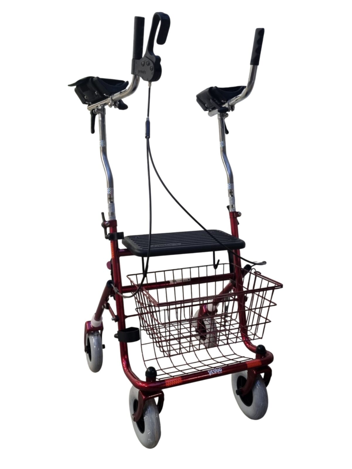 Rollator met S bocht