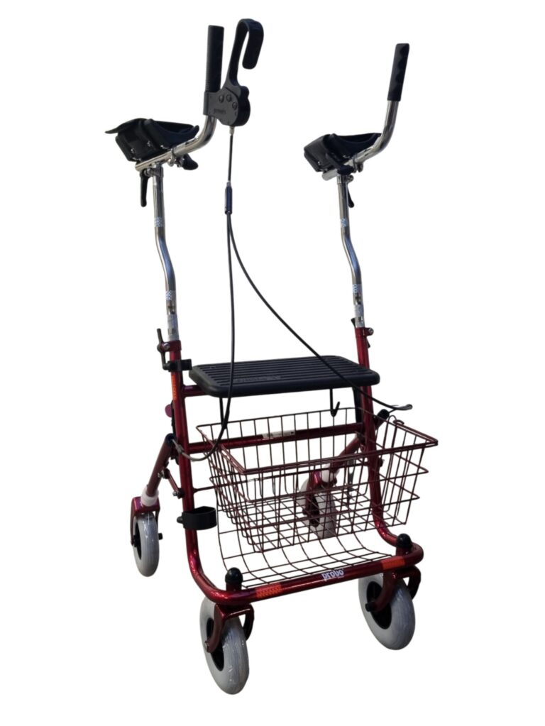 Rollator met S bocht