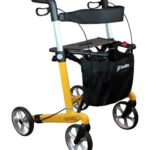 Gepard gele rollator met standaard banden